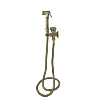 Гигиенический душ Bronze de Luxe Royal 10235, кран без смешивания, на подготовленную воду, бронза