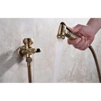 Гигиенический душ Bronze de Luxe Royal 10235, кран без смешивания, на подготовленную воду, бронза