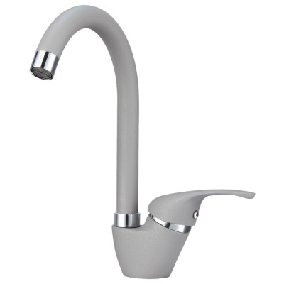 Смеситель Granula GR-1024 1024al, для кухонной мойки, алюминиум