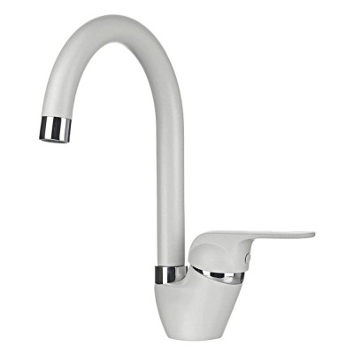 Смеситель для кухонной мойки Granula GR-1024 1024wh, белый