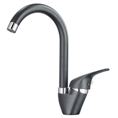 Смеситель для кухонной мойки Granula GR-1024 1024sv, черный