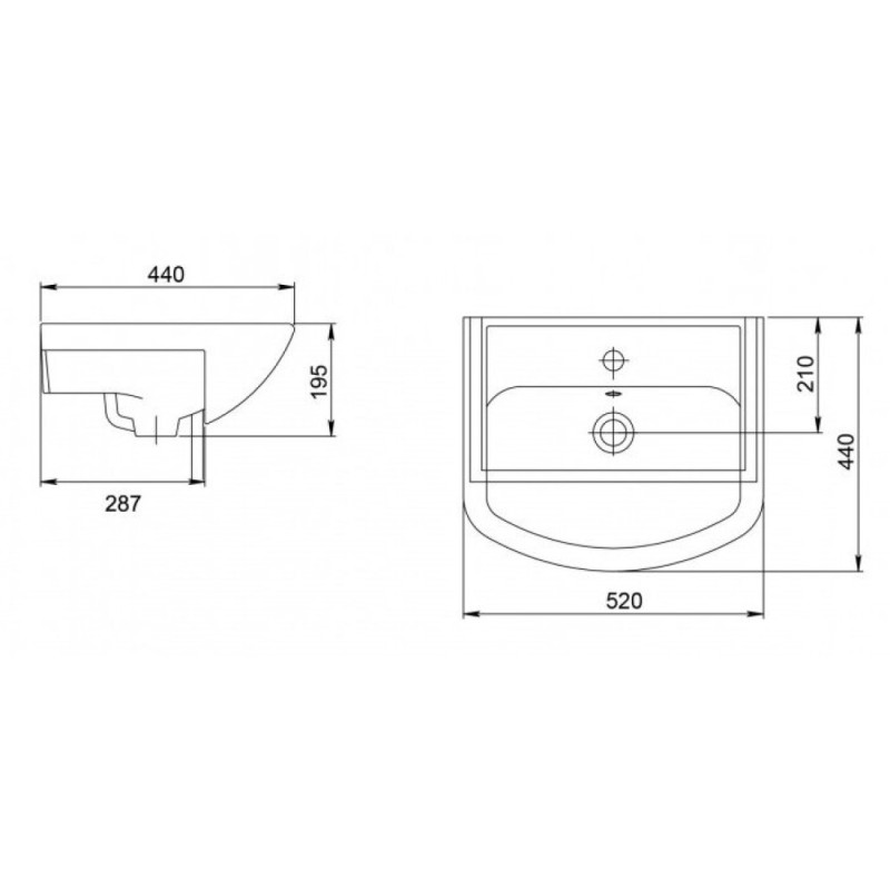 Комплект мебели Grossman Eco Line 105205 ЭКО-52 3 в 1, белый