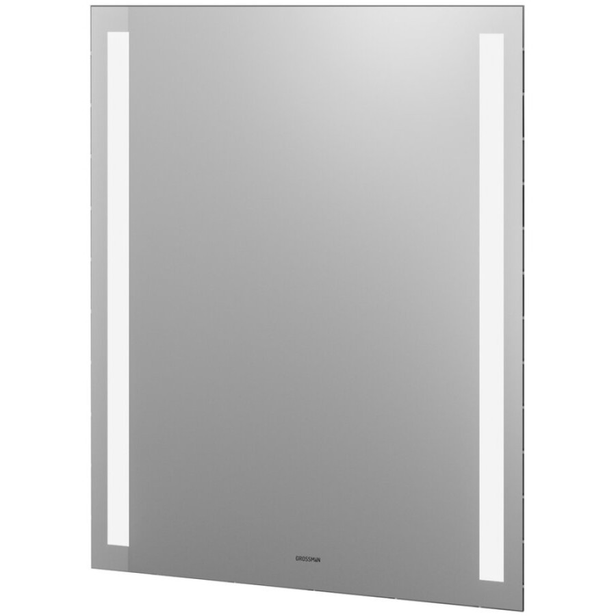 Зеркало Grossman Norma 60 x 80 см с подсветкой, механический выключатель, 106080
