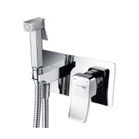 Гигиенический душ WasserKRAFT Aller, 10638, со смесителем, хром