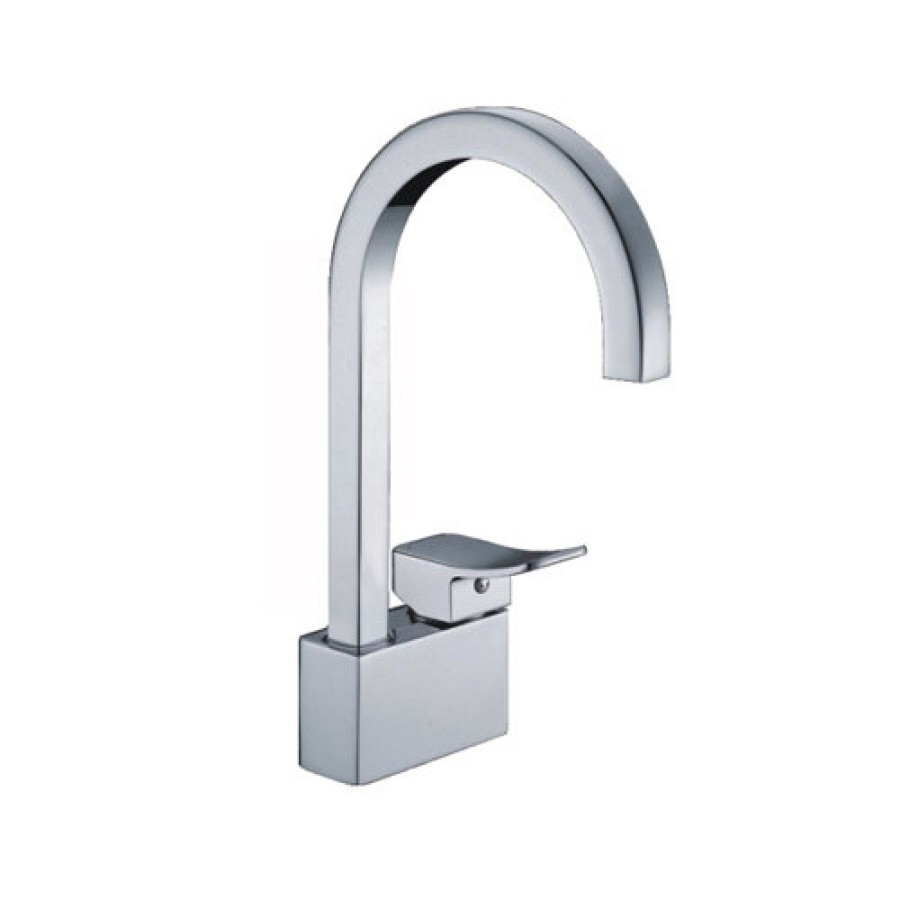 Смеситель WasserKRAFT Aller 1067 для кухни с поворотным изливом, хром