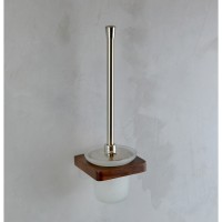 Ершик для унитаза Bronze de Luxe Forest 10706C, ореховое дерево/матовый хром