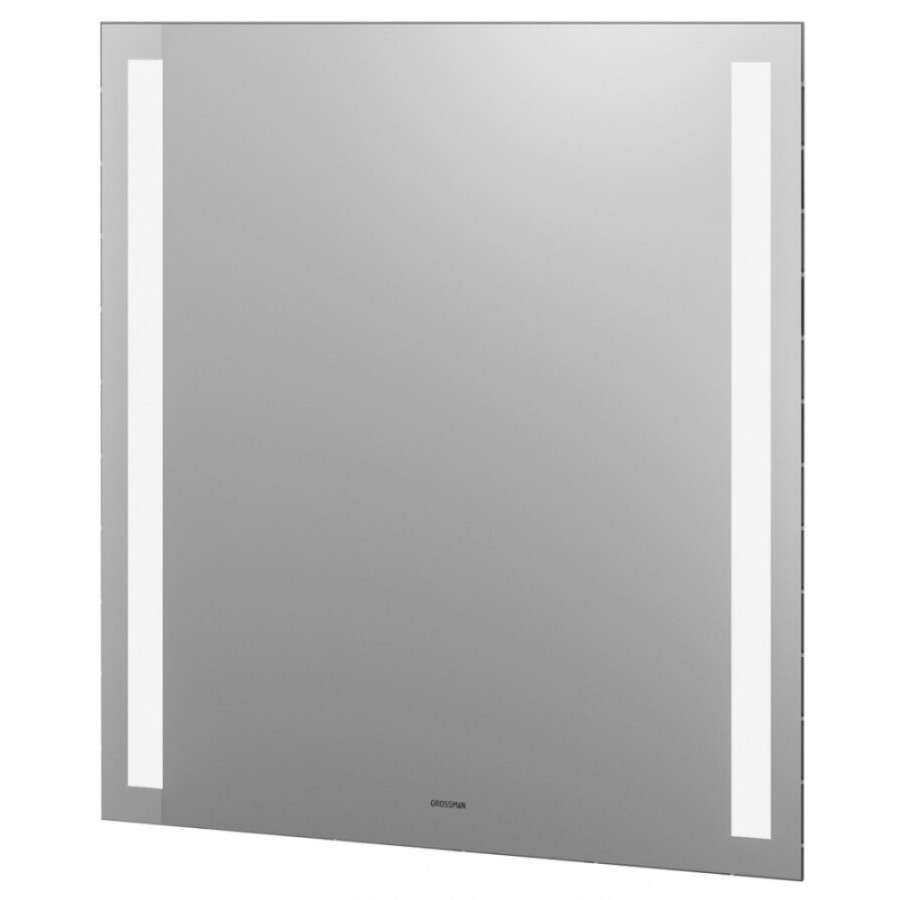 Зеркало Grossman Norma 70 x 80 см с подсветкой, механический выключатель, 107080