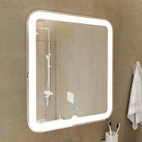 Зеркало Iddis Edifice ЗЛП108, 60 см, LED-подсветка, обогрев, сенсорный выключатель, белый