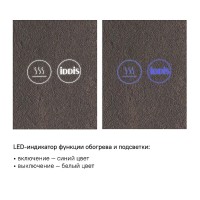 Зеркало Iddis Edifice ЗЛП109, 100 см, LED-подсветка, термообогрев, сенсорный выключатель, белый