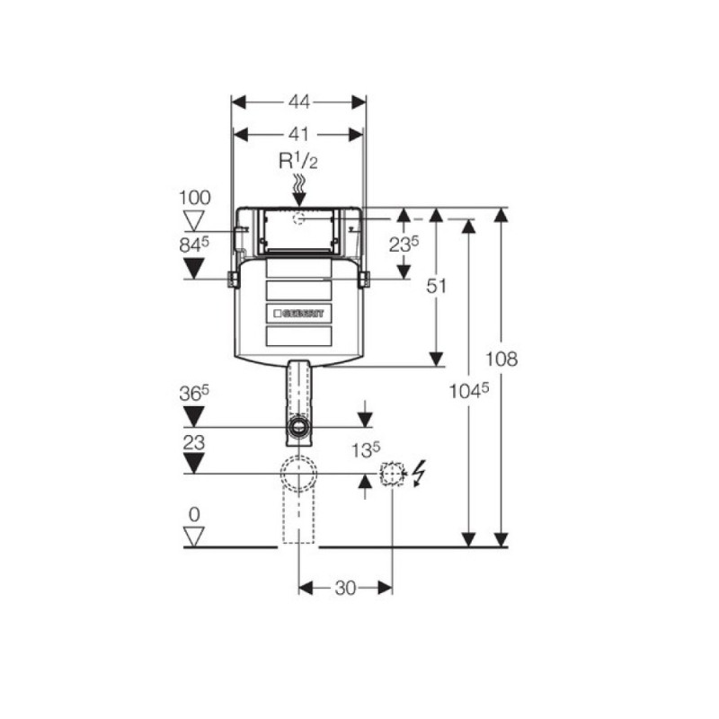 Бачок Geberit Sigma 109.300.00.5