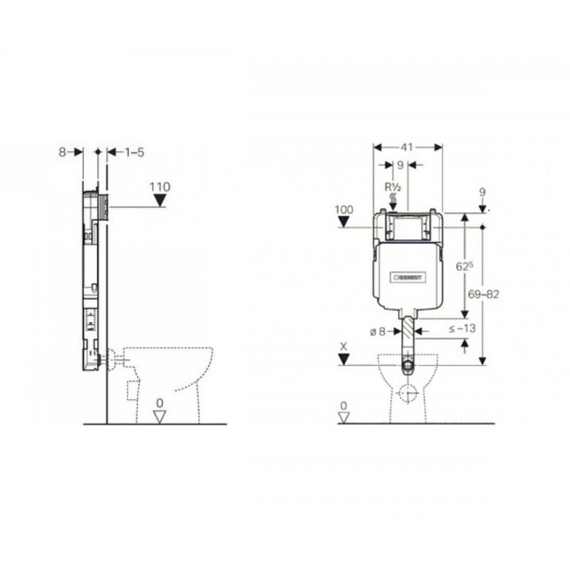 Бачок Geberit Sigma 109.791.00.1