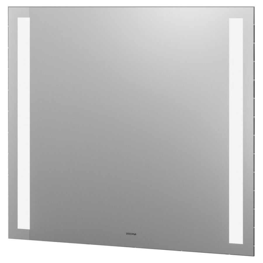 Зеркало Grossman Norma 90 x 80 см с подсветкой, механический выключатель, 109080
