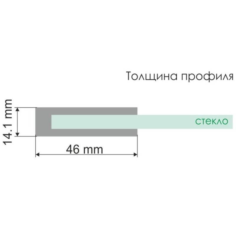Душевая перегородка WasserKraft Aller 10H07-RP90 Fixed, 90 см, со свободным входом, стекло прозрачное, профиль хром, с фиксатором