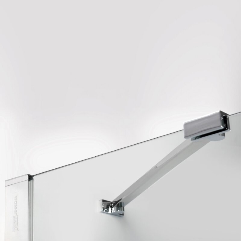 Душевой уголок WasserKRAFT Aller Black Matt L/R, 120 х 100 см, стекло прозрачное, 10H10LBLACK MATT/10H10RBLACK MATT