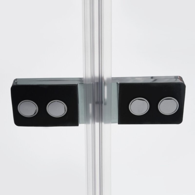 Душевой уголок WasserKRAFT Aller Black Matt L/R, 120 х 100 см, стекло прозрачное, 10H10LBLACK MATT/10H10RBLACK MATT
