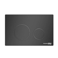 Инсталляция WasserKRAFT 10TLT.010.ME.MB02.H001, с подвесным безободковым унитазом Berkel, крышка микролифт, клавиша черная матовая