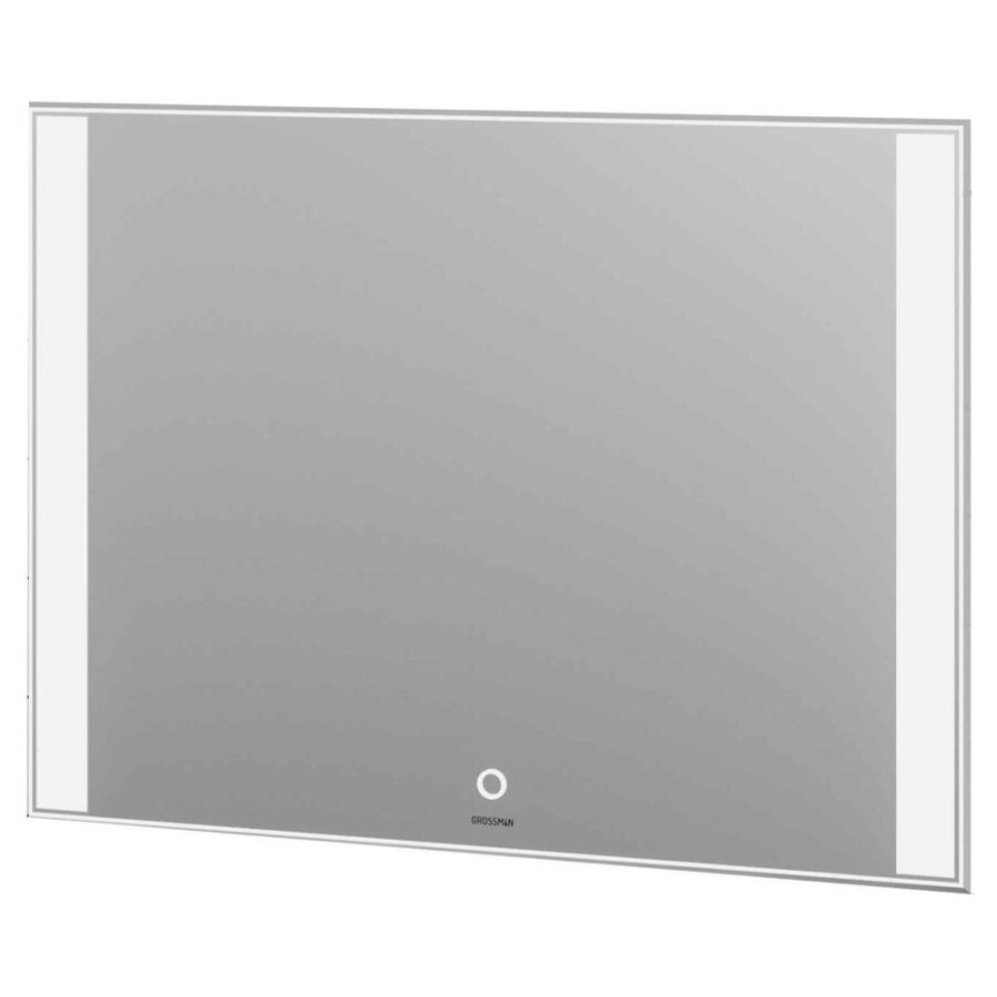 Зеркало Grossman Avrora 100 x 80 см с подсветкой, сенсорный выключатель, 1110080