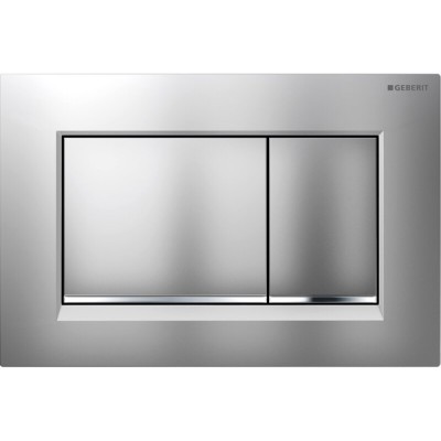Клавиша смыва Geberit Omega 20, 115.080.JQ.1 (115.080.KN.1), матовый/глянцевый хром