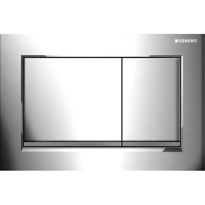 Клавиша смыва Geberit Omega 20, 115.080.KH.1, механическая, глянцевый/матовый хром