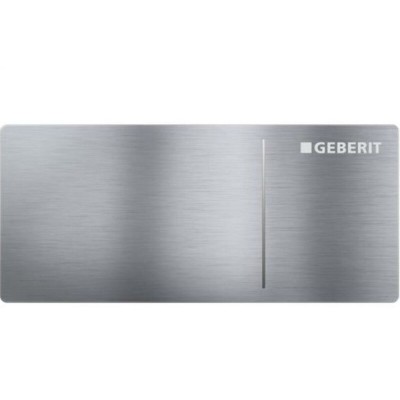 Клавиша смыва Geberit Omega 70, 115.083.FW.1, алюминий, цвет нержавеющая сталь