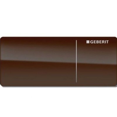 Клавиша смыва Geberit Omega 70, 115.083.SQ.1, стекло/алюминий, цвет умбра