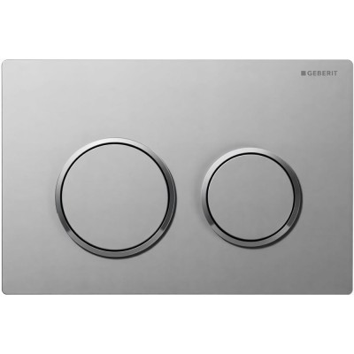 Клавиша смыва Geberit Omega 20, 115.085.JQ.1 (115.085.KN.1), механическая, матовый/глянцевый хром