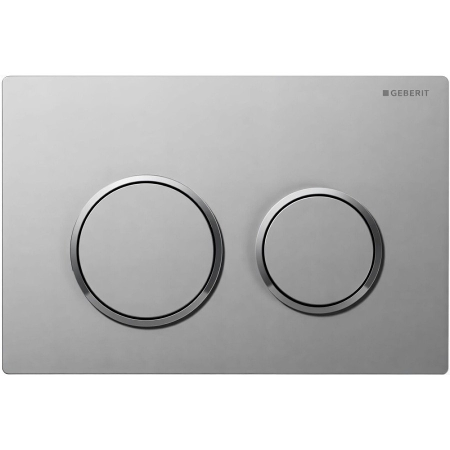 Клавиша смыва Geberit Omega 20, 115.085.JQ.1 (115.085.KN.1), механическая, матовый/глянцевый хром