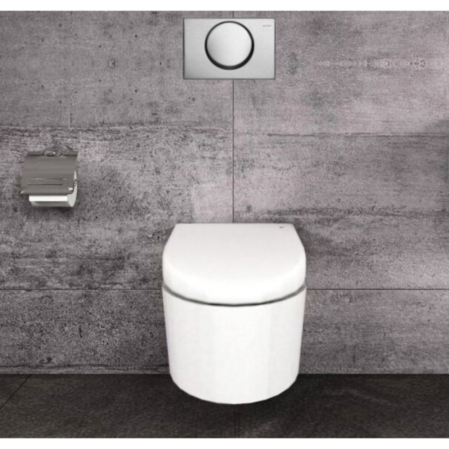 Клавиша смыва Geberit Delta 10, 115.108.00.1, старт/стоп, нержавеющая сталь