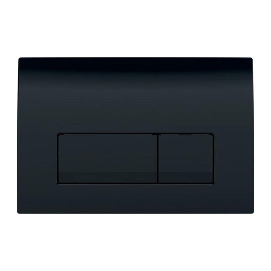 Клавиша смыва Geberit Delta 50, 115.119.DW.1, механическая, черный глянцевый RAL 9005
