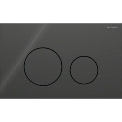 Клавиша смыва Geberit Sigma 40, 115.628.SJ.1, механическая, стекло, цвет черный