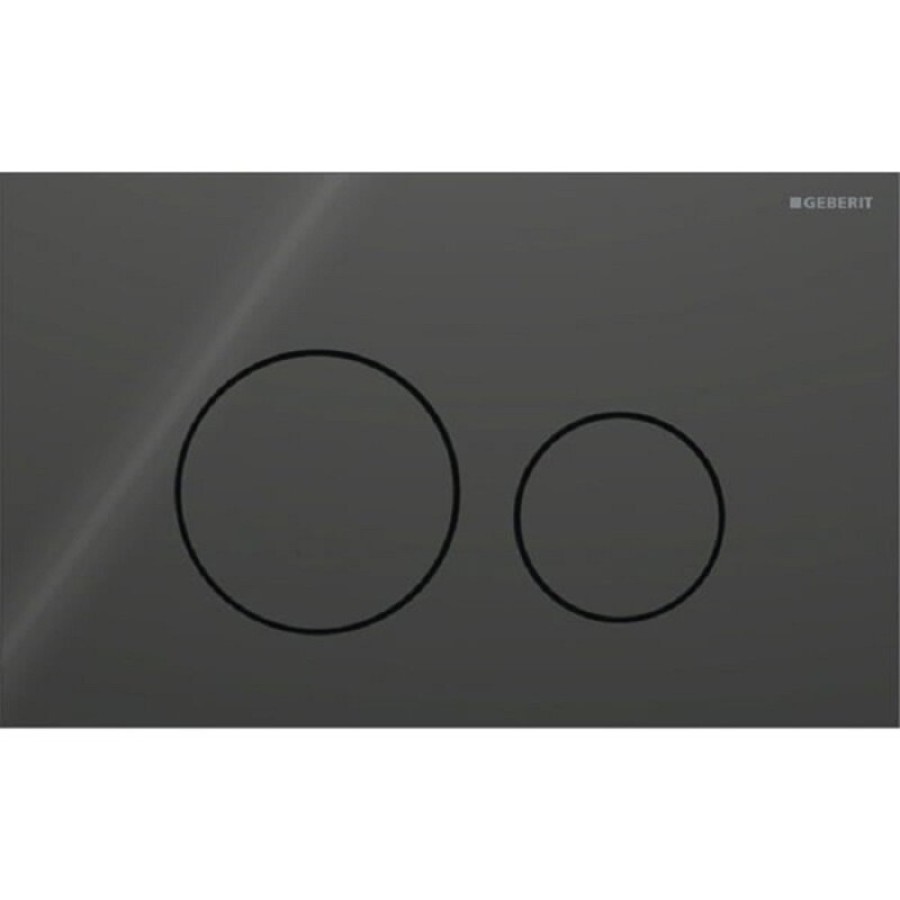 Клавиша смыва Geberit Sigma 40, 115.628.SJ.1, механическая, стекло, цвет черный