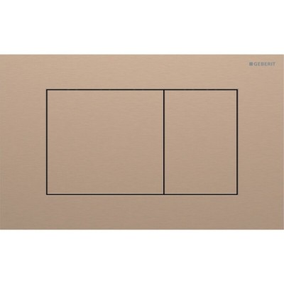 Клавиша смыва Geberit Sigma 40, 115.629.QB.1, механическая, нержавеющая сталь, цвет красное золото матовое