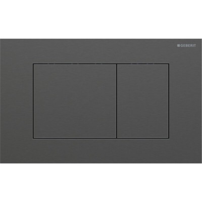 Клавиша смыва Geberit Sigma 40, 115.629.QD.1, механическая, нержавеющая сталь, цвет черный хром матовый