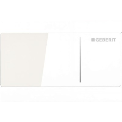 Клавиша смыва Geberit Sigma Type 70 115.630.SI.1, белое стекло