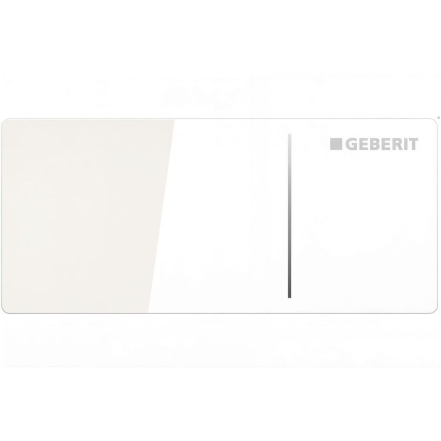 Клавиша смыва Geberit Sigma Type 70 115.630.SI.1, белое стекло