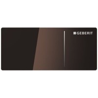 Клавиша смыва Geberit Sigma 70, 115.635.SI.1, белое стекло