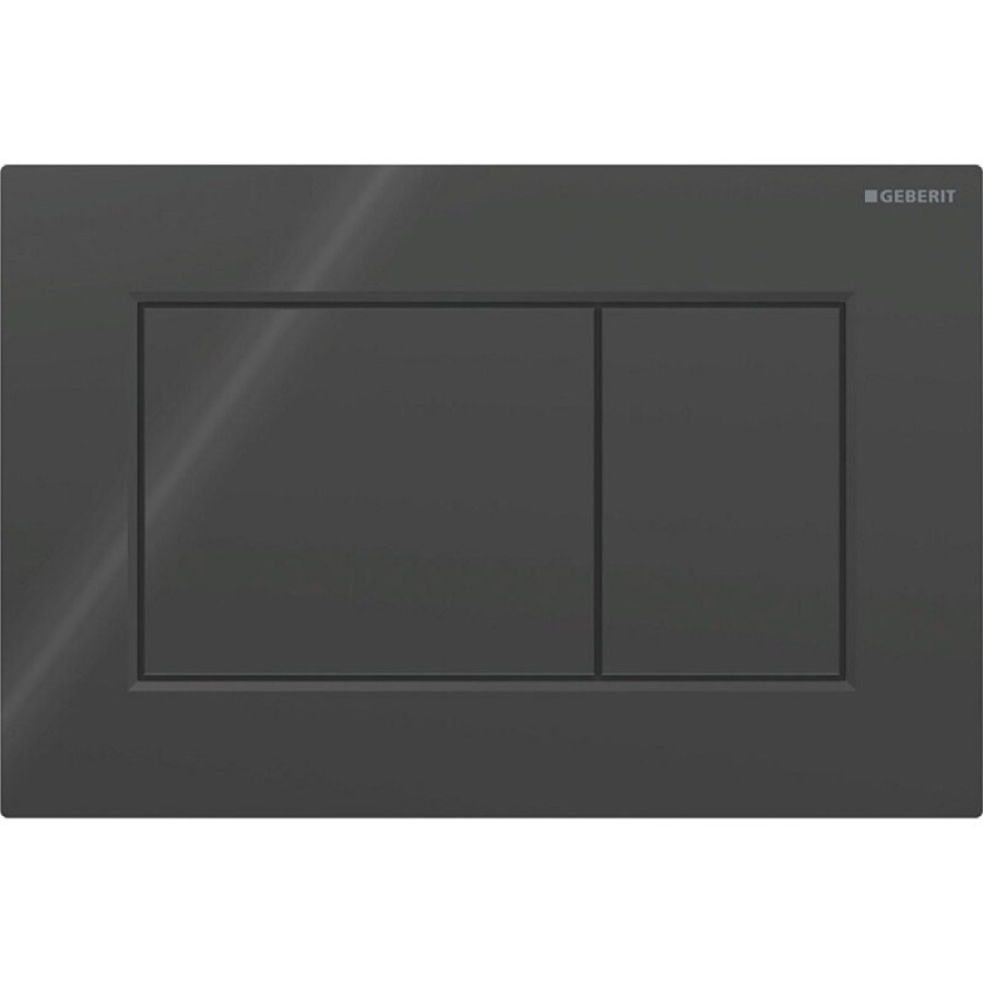 Клавиша смыва Geberit Sigma 01, 115.660.DW.1, механическая, пластик, цвет черный