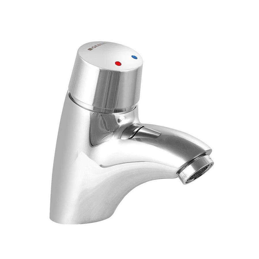 Смеситель для раковины Geberit HyTouch26 115.721.21.1 нажимной, хром