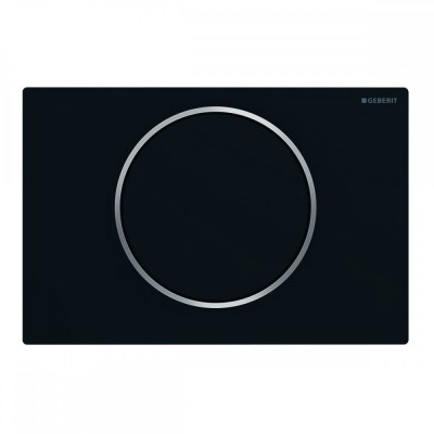 Клавиша смыва Geberit Sigma 10, 115.758.14.5, механическая, черный (не оставляет отпечатки пальцев)