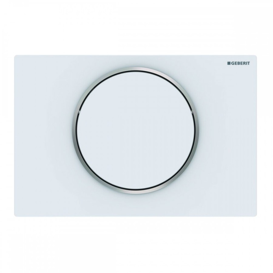 Клавиша смыва Geberit Sigma 10, 115.758.JT.5, белый (не оставляет отпечатки пальцев)