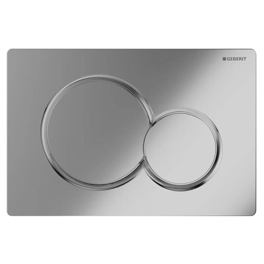 Клавиша смыва Geberit Sigma 01, 115.770.21.5, механическая, пластик, хром глянцевый