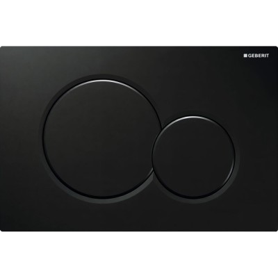 Клавиша смыва Geberit Sigma 01, 115.770.DW.5, механическая, пластик, черная
