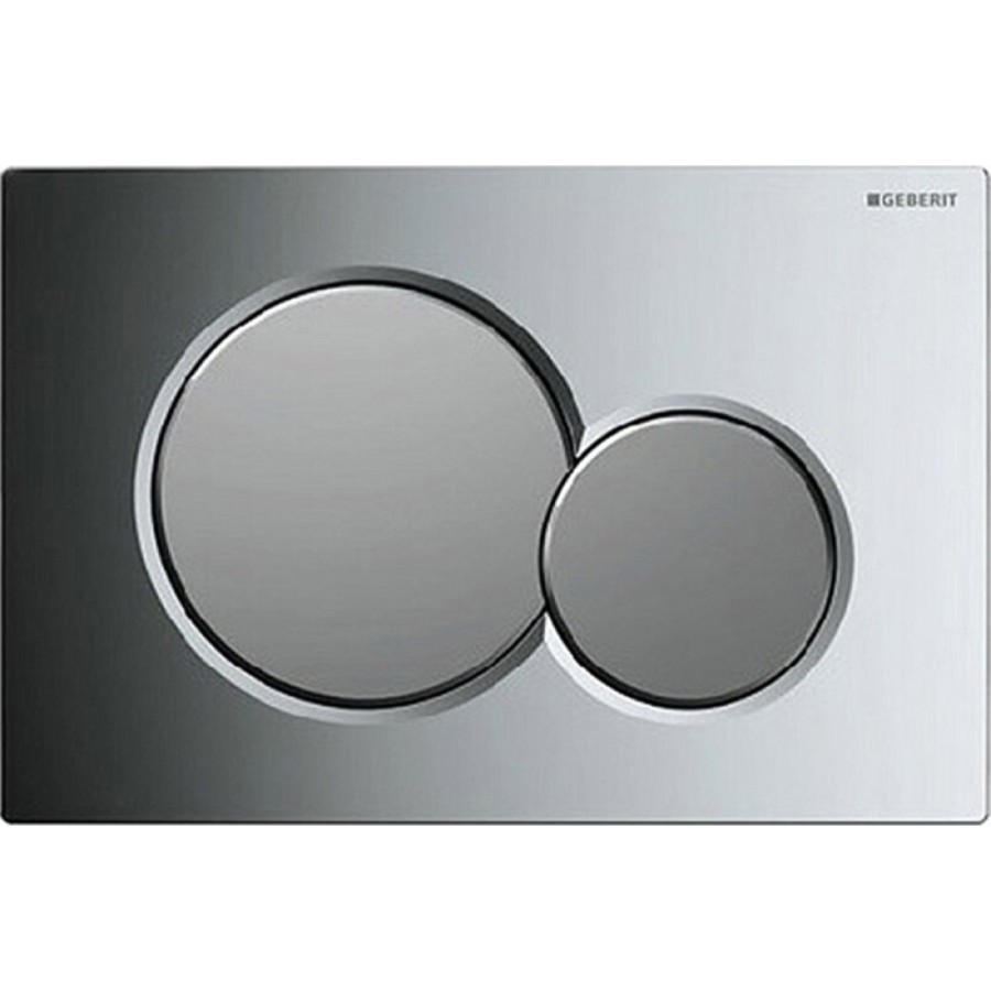 Клавиша смыва Geberit Sigma 01, 115.770.KA.5, механическая, пластик, глянцевый хром/матовый хром