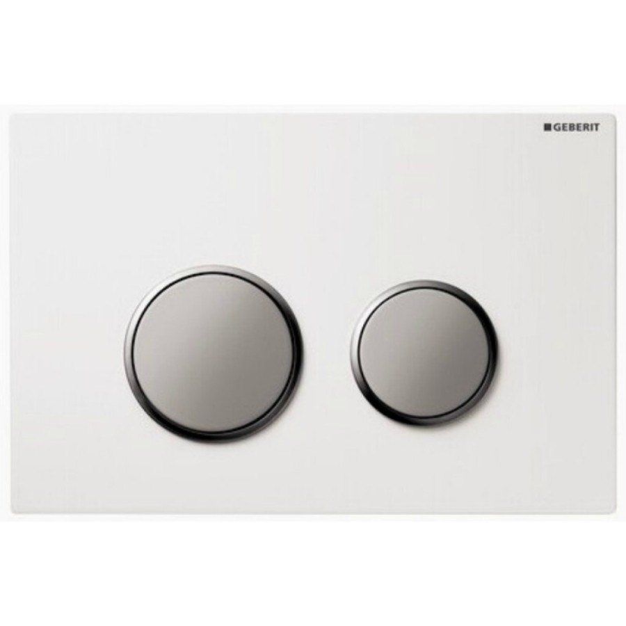 Клавиша Geberit Sigma 20, 115.778.KL.1, механическая, белый/хром матовый