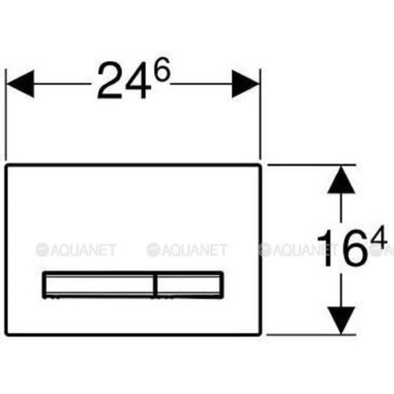 Клавиша смыва Geberit Sigma 50, 115.788.SQ.2, механическая, цвет фиолетовый