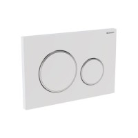 Клавиша смыва Geberit Sigma 20, 115.882.KJ.1, механическая, белый/глянцевый хром