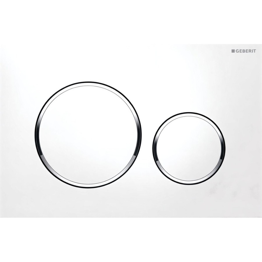 Клавиша смыва Geberit Sigma 20, 115.882.KJ.1, механическая, белый/глянцевый хром