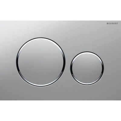 Клавиша смыва Geberit Sigma 20, 115.882.KN.1, механическая, хром глянцевый/хром матовый