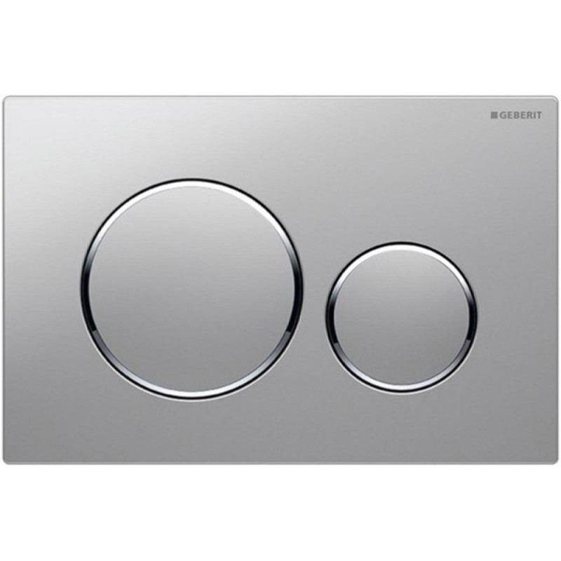 Клавиша смыва Geberit Sigma 20, 115.882.KN.1, механическая, хром глянцевый/хром матовый