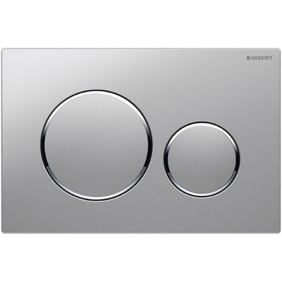 Клавиша смыва Geberit Sigma 20, 115.882.KN.1, механическая, хром глянцевый/хром матовый